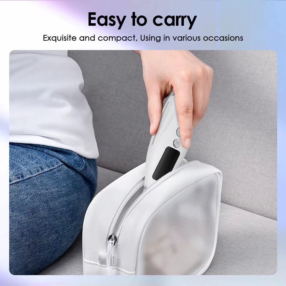 Masajeador lifting para cuello y rostro con luz LED de 7 colores